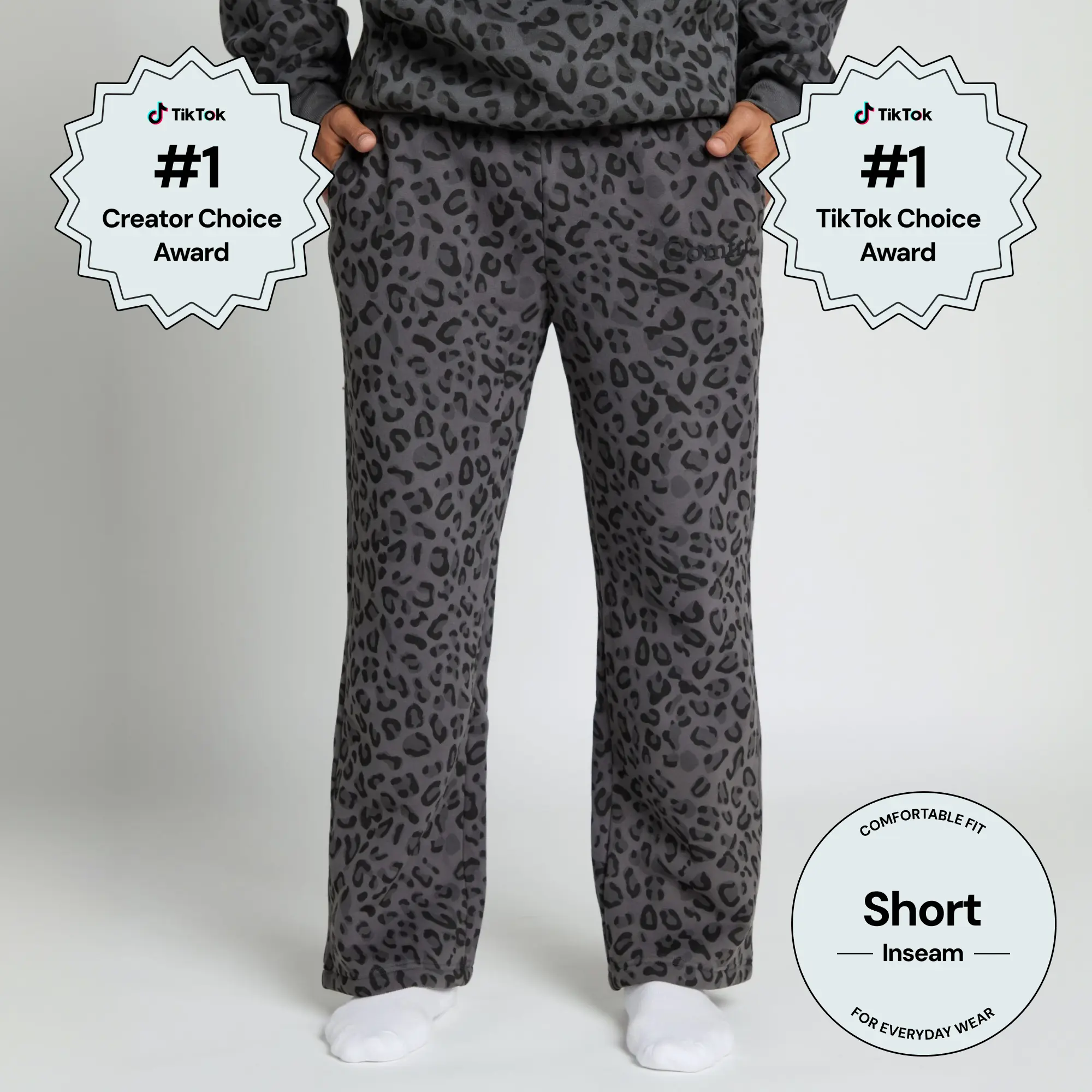 Comfrt | Minimalist Straight Leg Sweatpants - Short | Heavyweight Fleece Sweats For Petite Frames
