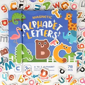 Alphabet Letters, Magnetic Letters Board, Alphabet Puzzle Book, Educational Spelling Learning Games, Preschool Learning Tool, Learning Materials, Arts & Crafts for Boys & Girls