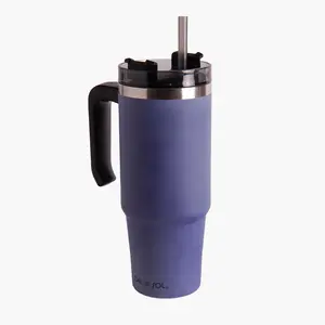 30oz Tumbler Mug - White to Purple