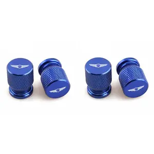 Car Wheel Tire Valve Caps, Tyre Stem Covers, Airdust Waterproof, for Hyundai Genesis Coupe, G70 G80 G90 Gv60 Gv70 Gv80 Ev Bh Accessories