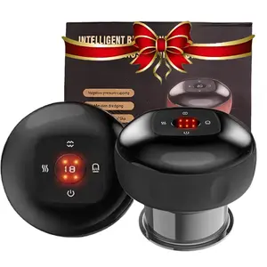 1 pc Electric Cupping Set with Smart Vacuum Machine - 6 Mode Massage Device for, &, Portable for /, Neck, Shoulder & Back Massager, Durable Plastic Cups