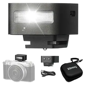 Zeniko ZF08 Mini Camera Flash Speedlite- On Camera Flash GN16, 5 Power Levels, CCT 6500k ±200k with Universal Hot Shoe Mount ＜3s Fast Recycling for Sony/Canon/Nikon/Panasonic/Olympus