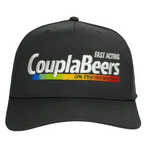 Coupl Fast Acting Custom Embroidered Stylish Hat - Adjustable Strap, Breathable Materials, Timeless Design, Lightweight & Durable