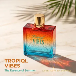 Tropical Perfume for Women 100ML, Coconut Vanilla Eau De Parfum, Long Lasting Summer Beach Fragrance, Alluring Aroma, Everyday Scent, Single Item Spray