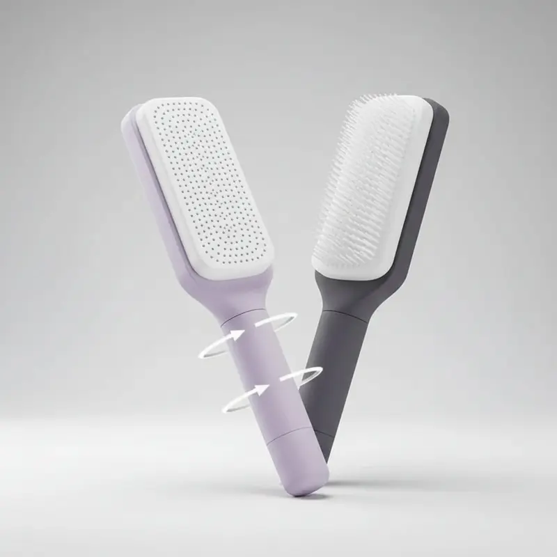 Self-Cleaning Hair Comb