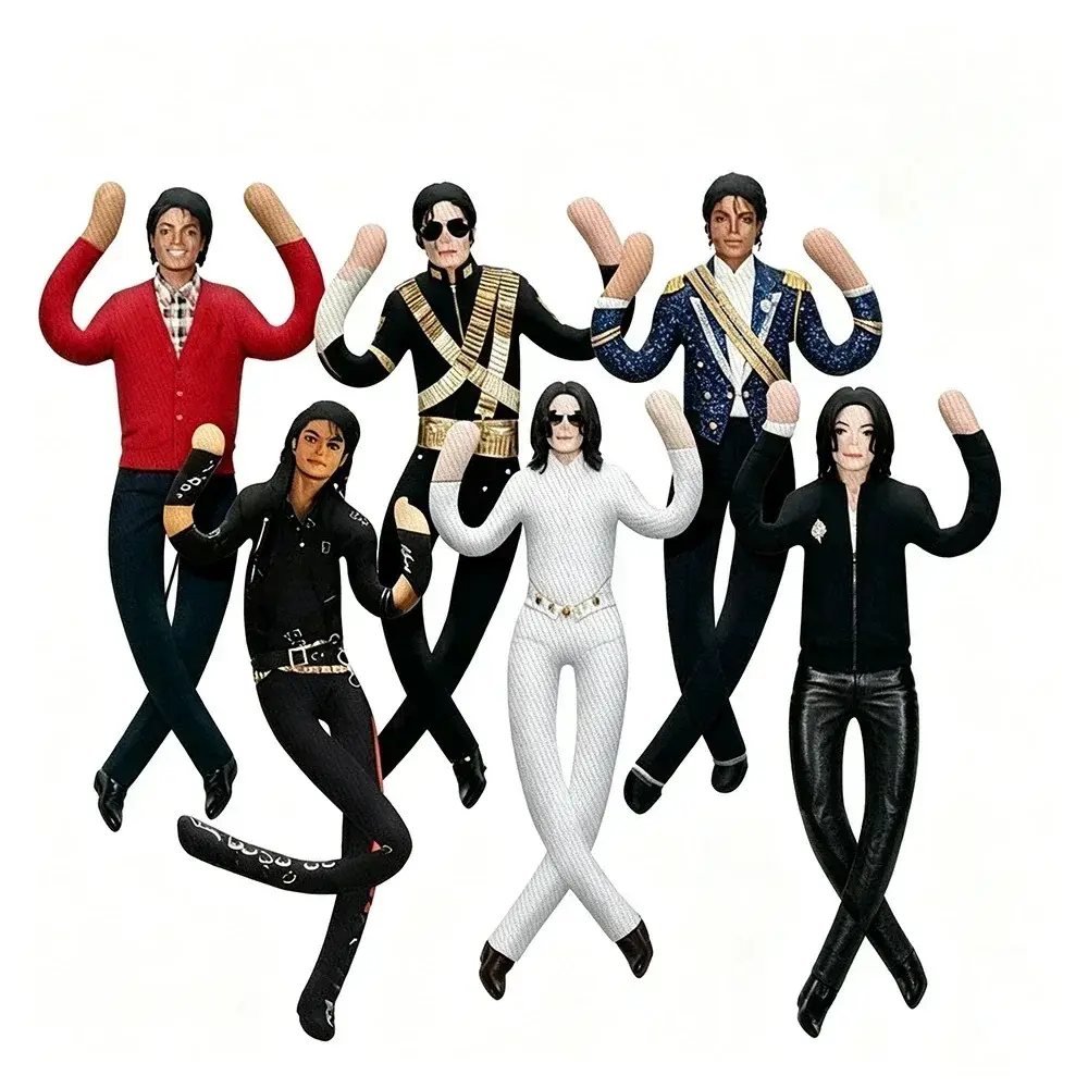 MJ Abstract Doll 28cm King of Pop Michael Jackson Mouse Dry Built-in Wire Skeleton Doll Can Be DIY Doll Ornaments Toy Fan Gift