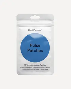 Kind Patches Pulse Patches, 30 Performance Support Patches, Energy & Focus Support, Workout Readiness & Daily Movement Support, Steady Release Formula, Vegan, Natural Ingredient,1 Month Pack