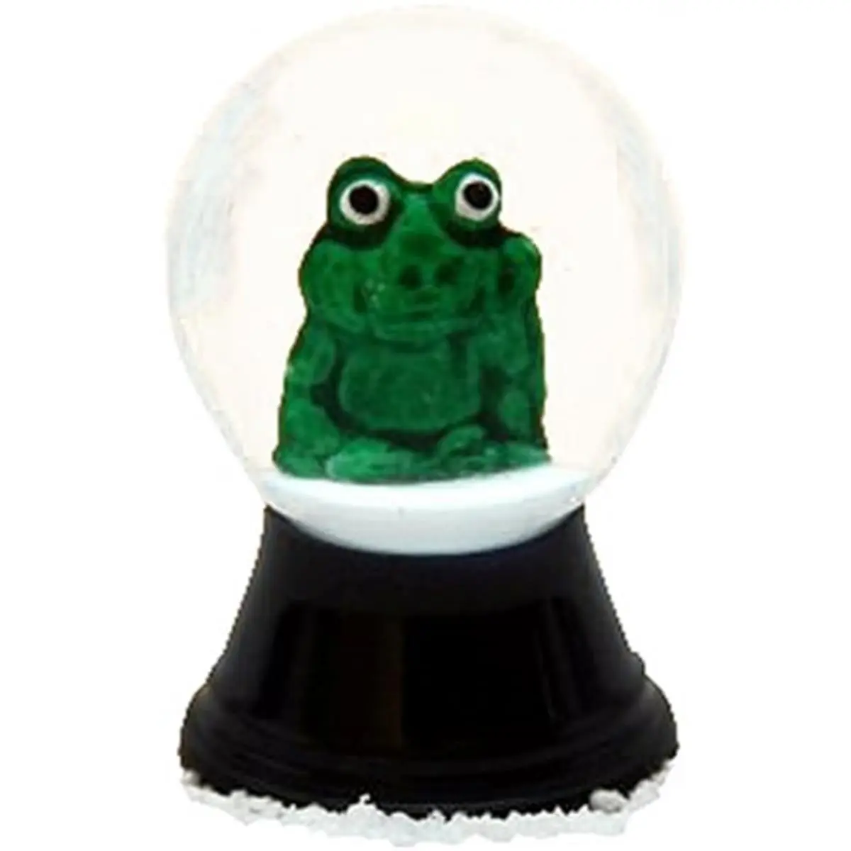 212 MAIN Perzy Snowglobe - Miniature Cute Christmas Decor Small Frog Glass Ornament, Festive Home Supplies Christmas Decorations Accessory