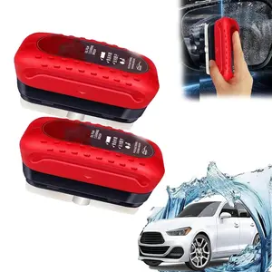 2pcs Automotive Oil Film Cleaning Brush，New Glass Coating for Windshield Glass Oil Film Remover, Strong Front Windshield Remover for Windshield(2pcs)-10