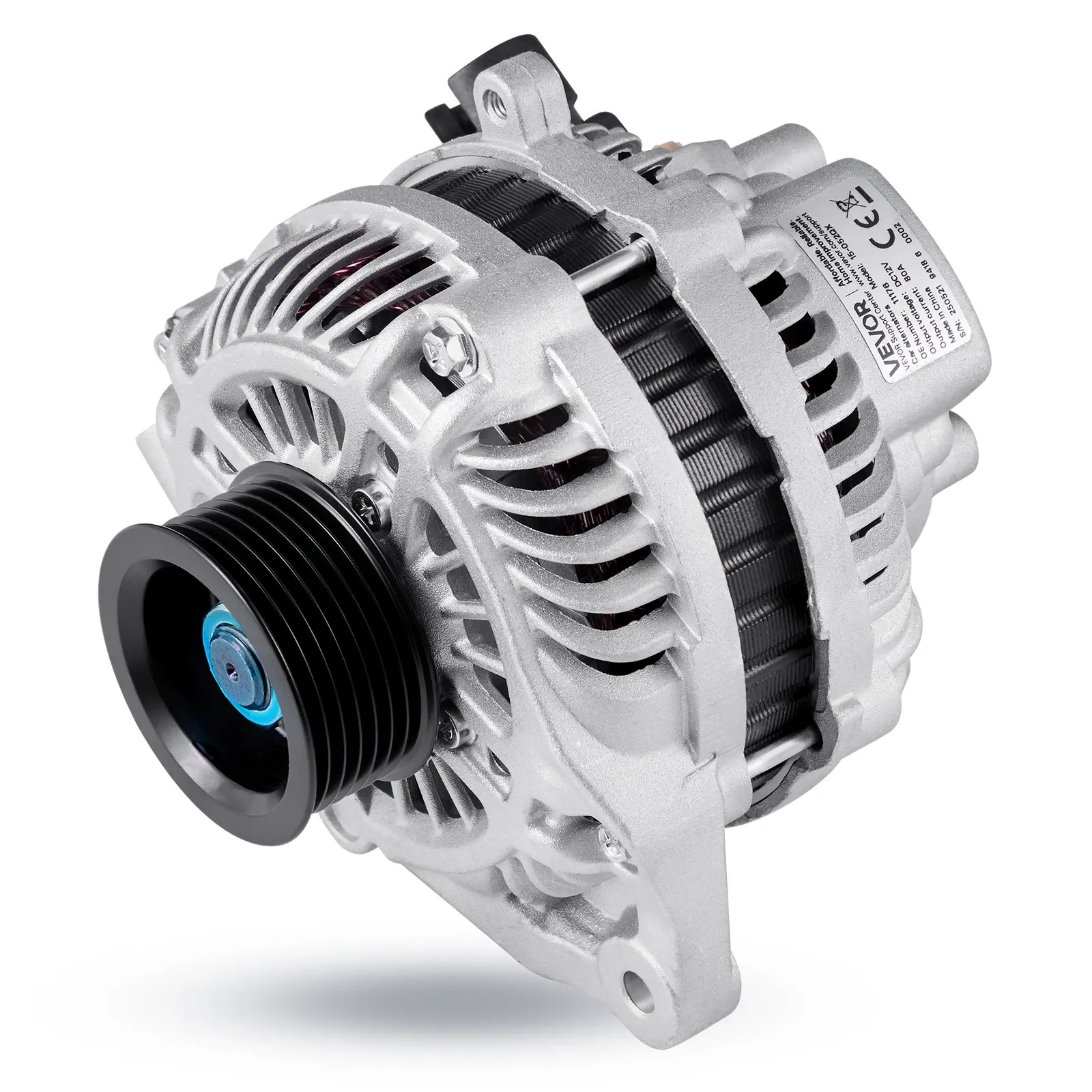 VEVOR Car Alternator Model PN11176 - Aluminum Housing, Pure Copper Coil, High-Output Power, 11.6 lbs, 15-052qx, Fits Honda Civic 1.8L L4 2006-2008/2011 & 1.8L L4 (MFI) 2009-2010, Replaces 31100RNAA01, 31100RNAA012M2, 31100RNAA01RM, AHGA67, 5.25 Kg, Power
