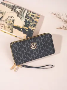 Fashionable Printed Dual-Layer Zero Wallet, Vintage Casual Trendy Purse, Multi-Card Handbag for Daily Use, Perfect Gift for Holidays, Zipper Purse, Vintage Chic Purse, Money Bag Purse