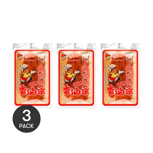 3Packs zhouzaide Deep-fried Dough Sticks with Sesame Oil and Spicy Flavor 5.22 oz/Pack【Yami 】