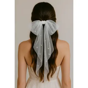 Vow & Veil Pearl Bridal Bow