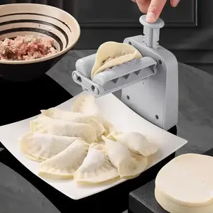 Manual Dumpling Maker, 1 Count Fully Automatic Manual Dumpling Maker, Kitchen Dumpling Mold with Edge Pressing, Kitchen Accessories, Utensils, Kitchen ToolGift