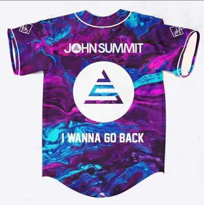 John Summit I wanna go back rave baseball jersey for EDM festivals
