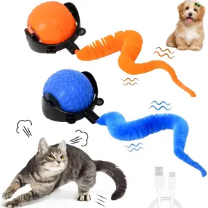Rechargeable Interactive Cat Ball Toy🐾 Polka Dot Design – Smart Auto-Teaser, Durable & Fun for Indoor Play, Perfect for Exercise & Entertainment, Must-Have Pet Accessories🐱