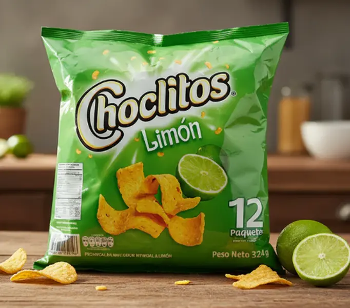 CHOCLITOS LIMON PAQUETE X12