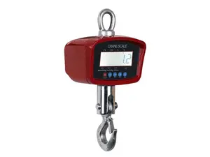 Optima Scales General Purpose Crane Scale - 500 lbs x 0.2 lb. LCD Display