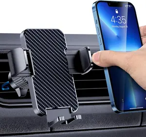 360° Rotating Car Air Vent Phone Holder – Adjustable Clip for All Smartphones, Foldable Navigation Mount, Hands-Free Driving