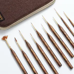 Mother's Day Essential – ARTIFY 10-Piece Extreme Detail Paint Brushes Set with Case – Precision Miniature Brushes for Model Detailing, Art Projects & More