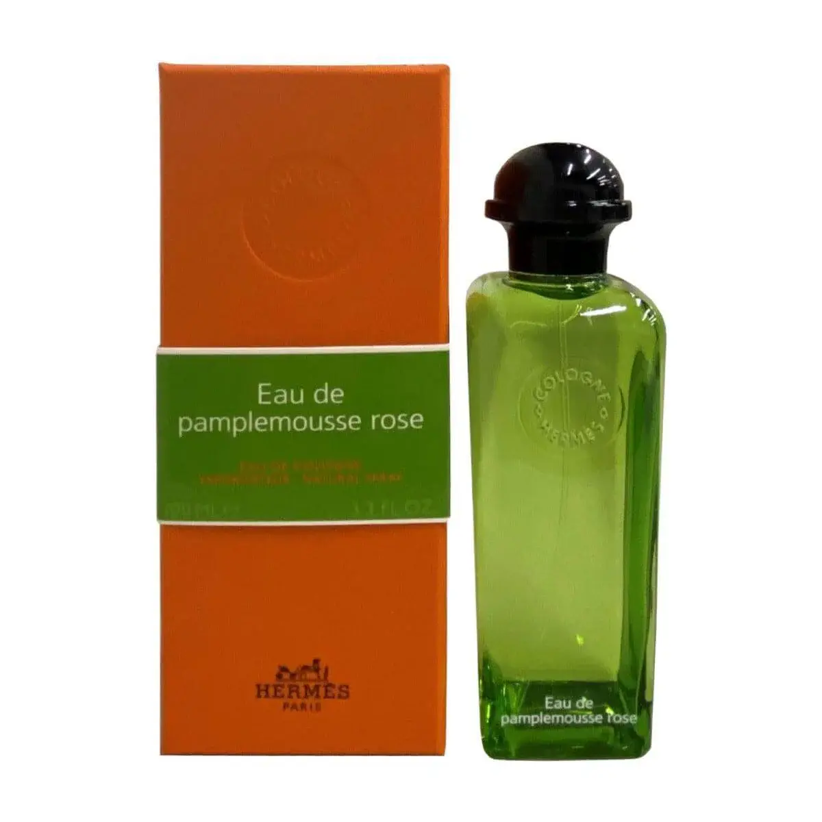 Hermes Eau De Pamplemousse Rose Unisex Citrus Grapefruit Eau De Cologne (EDC), 3.3/3.4 oz, New in Box, Bottle, Launch Year: 2009, Liquid, Smelling Good, Unisex Fragrance, 3.4Oz, New Box