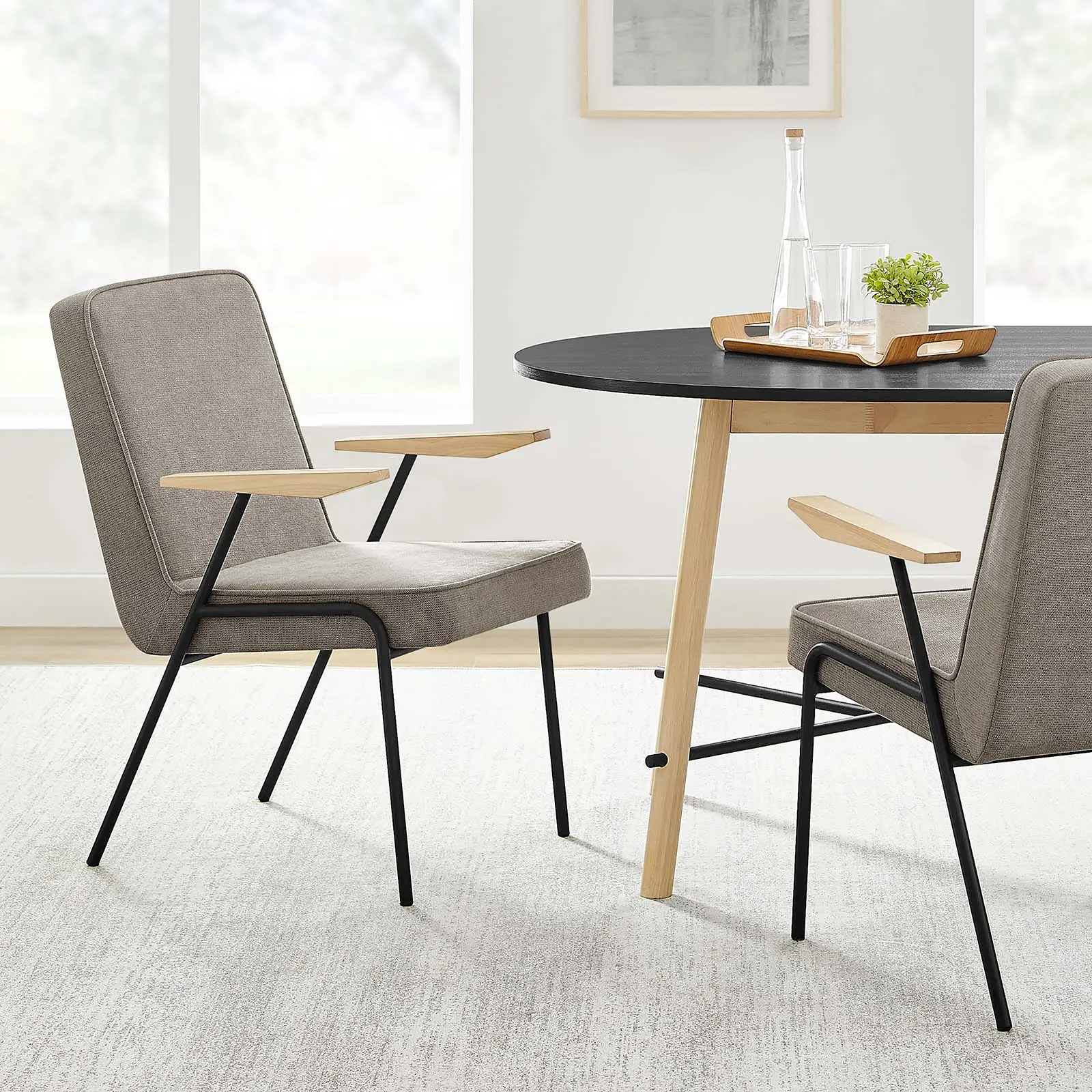 Modway Vista Dining Armchair in Sand