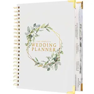 Wedding Planner Book and Organizer - Wedding Planner Book - Bridal Planning Binder with Countdown Calendar - Bride Gifts - (FLORAL)