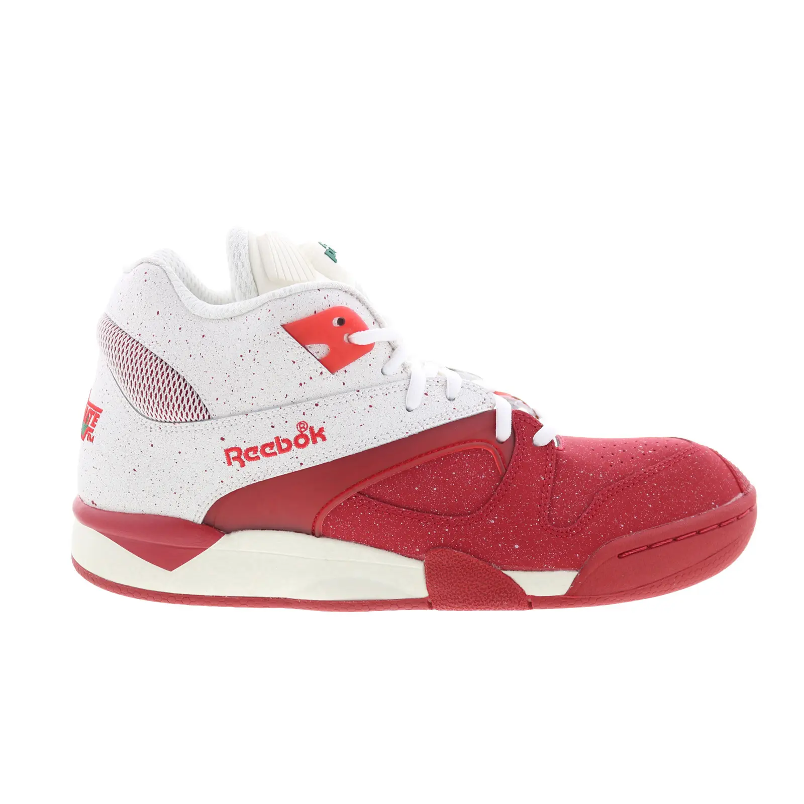 Reebok Court Victory Pump Mens Red Leather Lace Up Lifestyle Sneakers Shoes