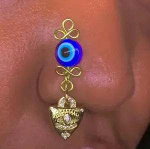 Evil eye nose cuff