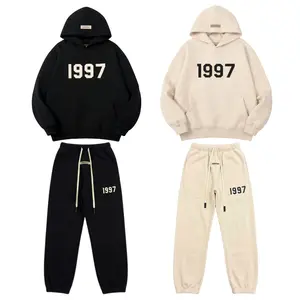 1977 Essen Black Hoodie & Pants Set – Unisex Streetwear Pullover Sweatshirt + Joggers, Gift for Him or Her 2026
