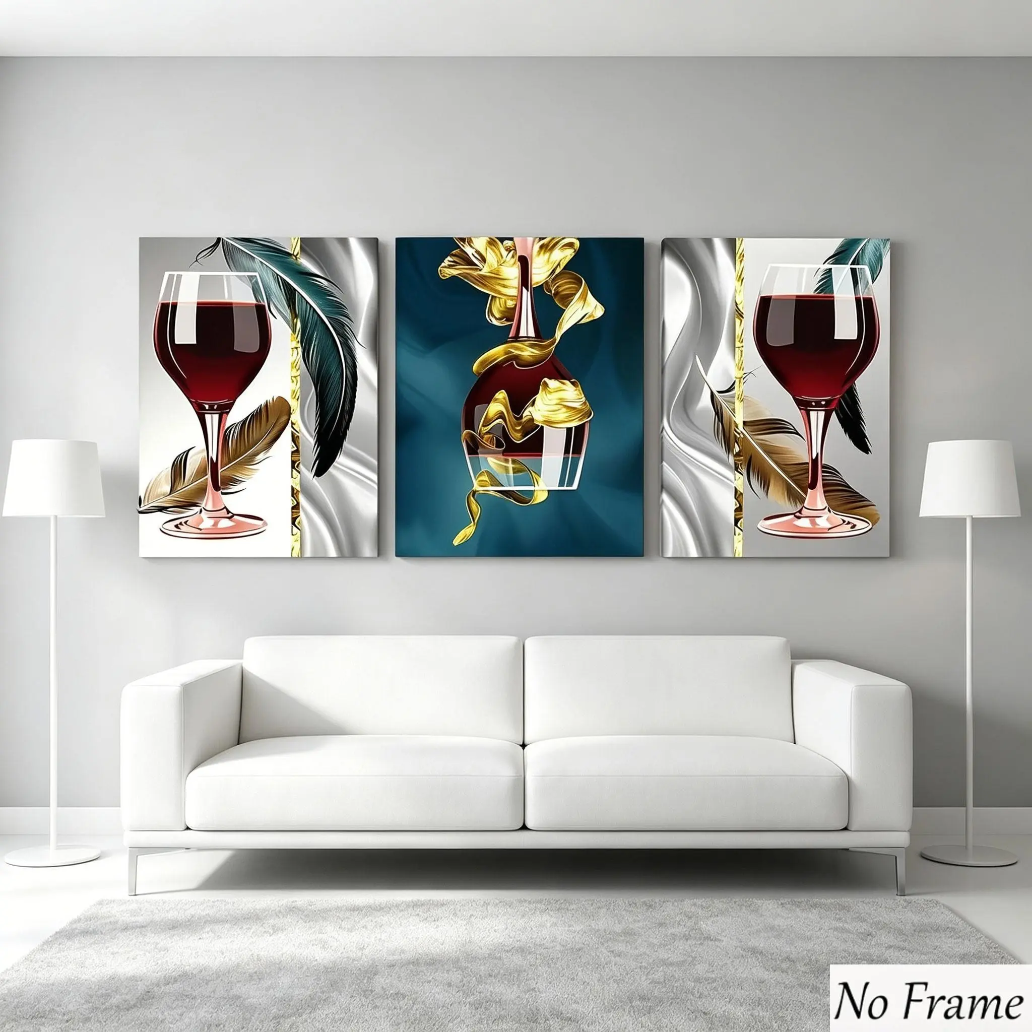 3pcs Wine Theme Design Posters, High-End Decorative Unframed Wall Art for Living Room and Bedroom, Fashionable Home Decoration, Home Decor Products