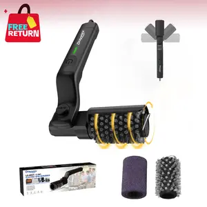 Electric BBQ Grill Brush Cordless and Rechargeable Stainless Steel Bristles,Two Replacement Cleaning Brushes,Adjustable Angle, Cleaning Rust, Grill, Dirt, Paint Removal, Welding Barbecue Accessories Barbecue Utensils