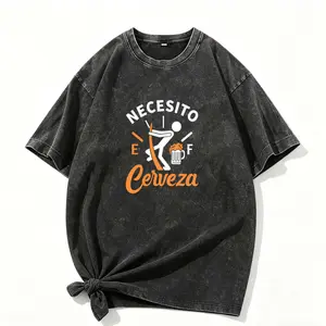 Casual Unisex Black T-Shirt with Low Fuel Beer Gauge Print – Comfortable Cotton Streetwear Top