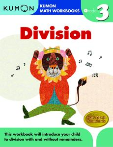 Kumon Grade 3 Division (Kumon Math Workbooks)