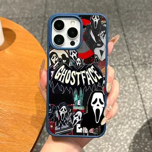 Premium Magnetic Case for iPhone11/12/13/14/15/16/17/promax Ghostface Art Collage MagSafe Ready,Anti-Fall,Ultra-Thin Design|Perfect for Everyday Use