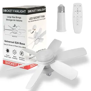 GLITGATE Ceiling Fans with Lights and Remote with Double-Bearing Structure,E26 Screw Socket Pendant Light,6 Speed 3 Color Fan Lights with Extender in summer for Bedroom,Kitchen,Study,Halloween, Black Friday, Christmas