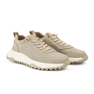 JACKIE SHI Men's Walking Shoe | Casual Sneakers | Lightweight | Water Resistant | Slip On Lace Up Fashion Sneaker