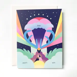 Fear Won’t Win greeting card