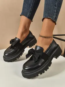 New Fashion Casual Women's Beanies Flat Shoes Loafers, Comfortable Anti-Slip Rubber Color Block Butterfly Knot Decor, Perfect for Outdoor Beach Travel Home Sports Walking Shoes Running Footwear