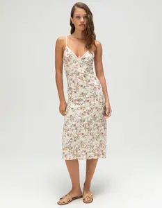 RSQ  Womens Floral Lace Midi Dress