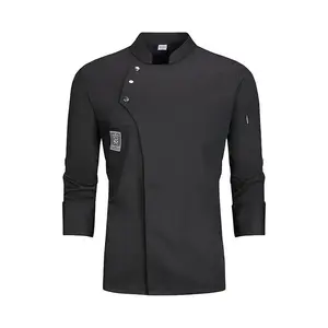 Menswear - Food Service Kitchen Cooking Costume Pizzaiolo Chef Uniform for Men, Workwear, Blue, Restaurant Cook Jackets, Bakery Cafe Waiter Waitress work men's clothing Tights