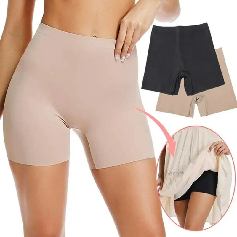 Women's Tummy Control Shapewear Boyshorts, Seamless High Waist Compression Spandex Slip Shorts for Under Dresses & Everyday Comfort, Fit, Wrap, Lady