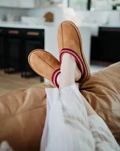 Embroidered Women's House Slippers