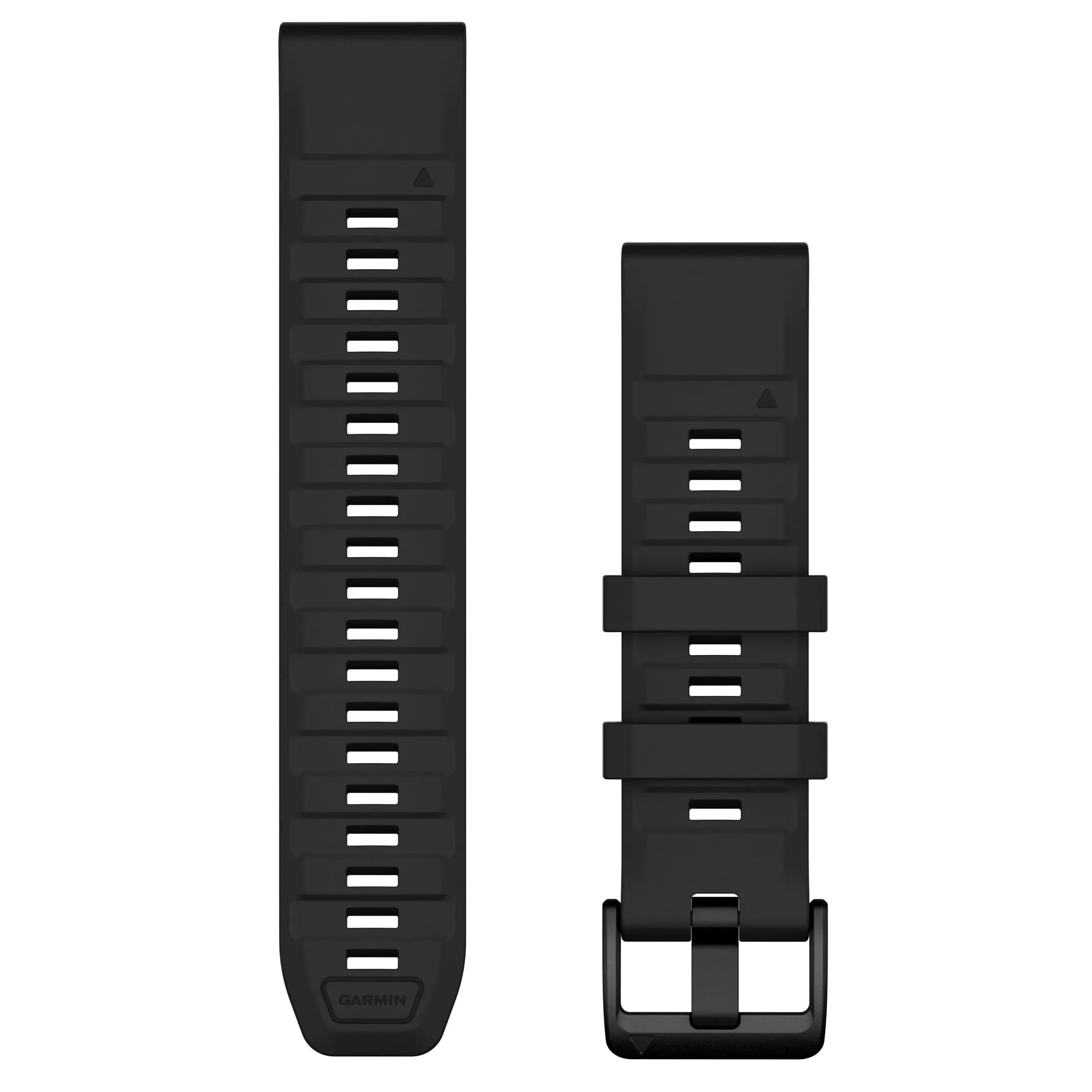 Garmin QuickFit 22 Standard Silicone Watch Band - Amp Yellow-Graphite Silicone, Click-On, Tool-Free, Always Secure Fit