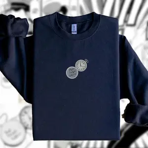 Full Metal Alchemist Embroidered Anime Shirt, Anime Embroidered Sweatshirt, Fullmetal Alchemist Embroidered shirt, Don't forget, FMA, Clock
