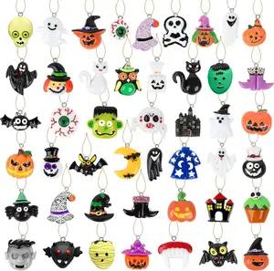 Mini Resin Halloween Ornaments – Tiny Hanging Figurines and Charms for Halloween Tree Decorations
