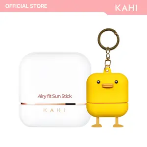 Sun Stick + Keyring (Duck) - Official Product Triple Functional Broad Spectrum Face Sunscreen Stick - Waterproof, Sweatproof & Sandproof - Ultra-Lightweight & Non-Greasy Sun Shield - Korean Skin Care 0.49 oz