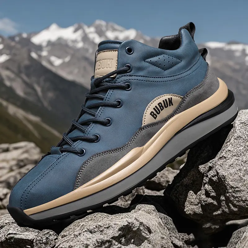 Fashionable Versatile Lace-Up Men's Casual Sports Shoes for Daily Life Outdoor Sports Mountain Climbing Hiking Easy-to-Clean Mountaineering Shoes Running Shoes for Men Sneaker Runner Closed Boy Athletic Footwear