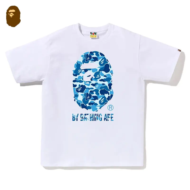 BAPE Abc Camo By Bathing Ape Tee 100% Cotton Relaxed Fit Crew Neck Graphic T-Shirt Menswear Print BAPE Abc Camo By Bathing Ape Tee 100% Cotton Relaxed Fit Crew Neck Graphic T-Shirt Menswear Print