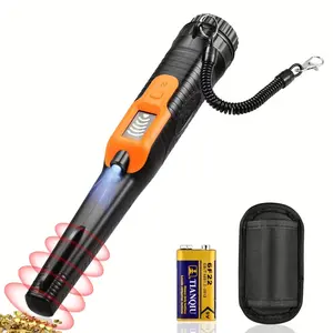 【AAA】360° Metal Detector Locator, Waterproof Grade IP68, Detection Handheld Locator With LCD Screen, 3 Modes (Buzzer, Vibration, Sound), Find Treasures, Lost Objects And Coins, Beach Outdoor Treasure Hunt, Holiday Gift.